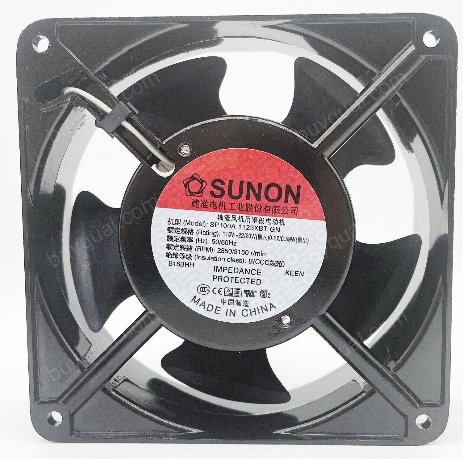 Sunon SP101A 1123HBT.GN 1123XBT.GN 115V 0.18A  22/20W 2wires Cooling Fan Sunon SP101A 1123HBT.GN 1123XBT.GN 115V 0.18A  22/20W 2wires Cooling Fan